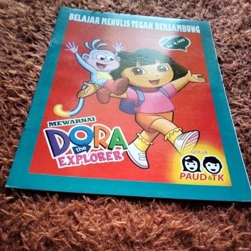 Buku mewarnai seri DORA,the Explorer