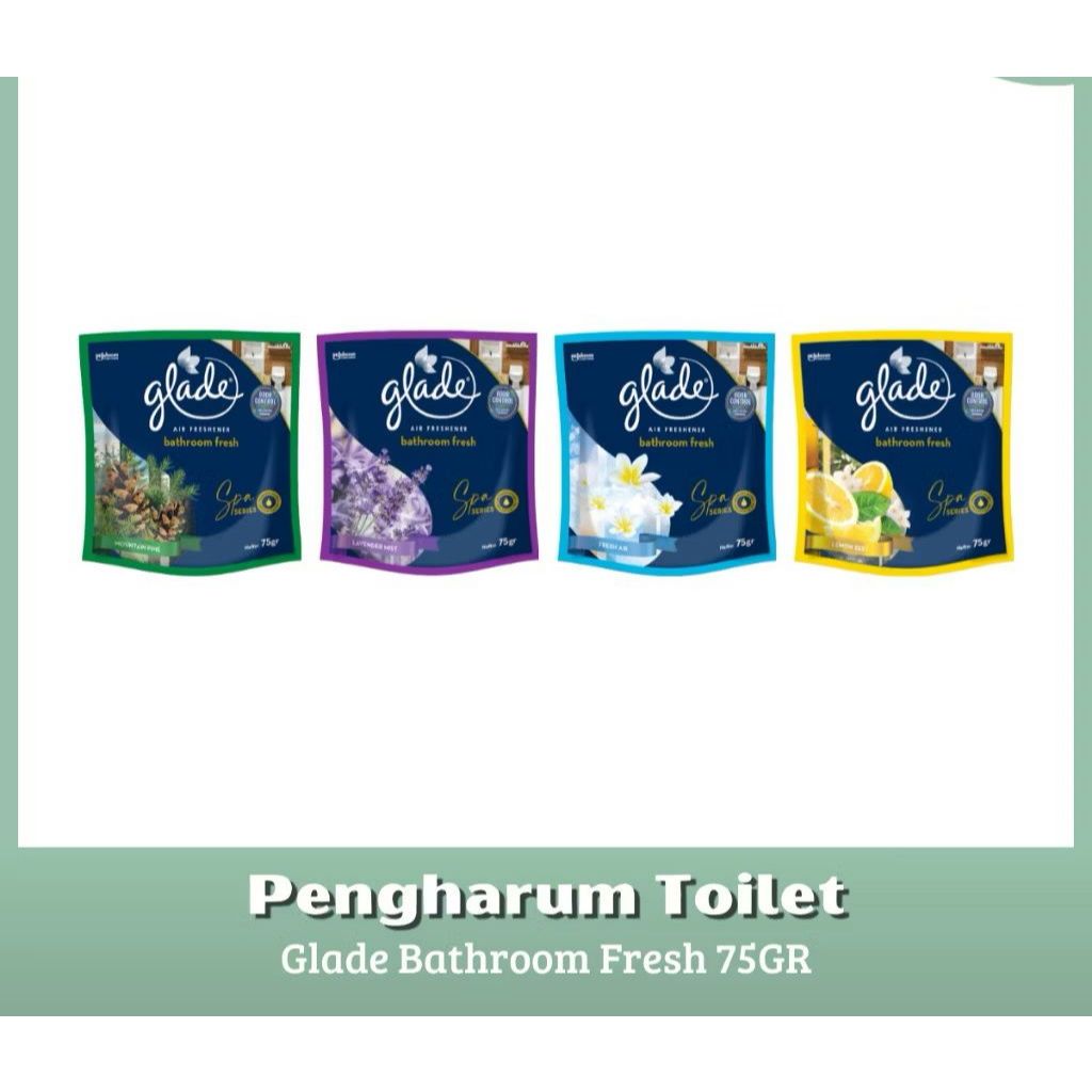 Glade Bathroom Fresh 75 gr / Glade Gantung / Pengharum Kamar Mandi Glade