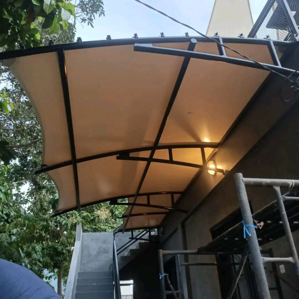 kanopi membrane teras rumah