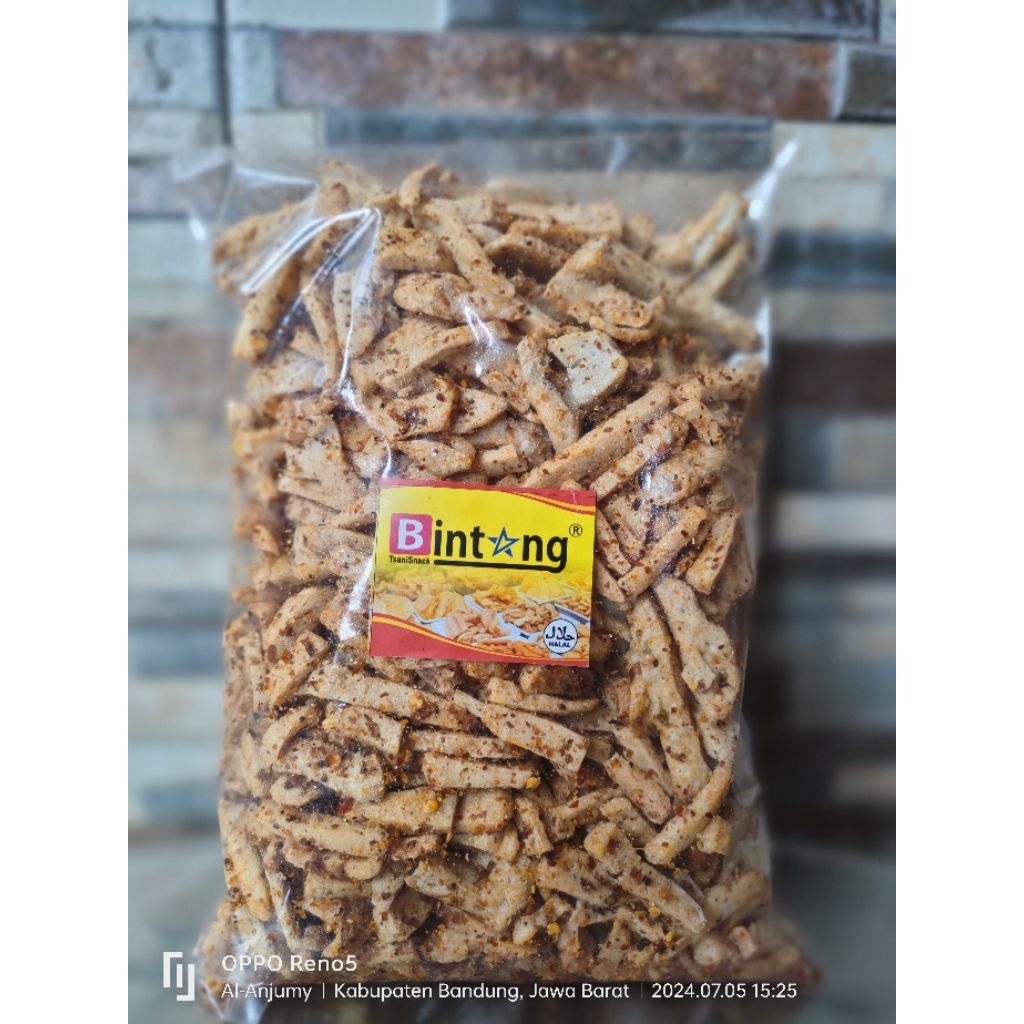 

Basreng Gurih Nagih!!! Pedas dan Gurih Ukuran 1kilogram