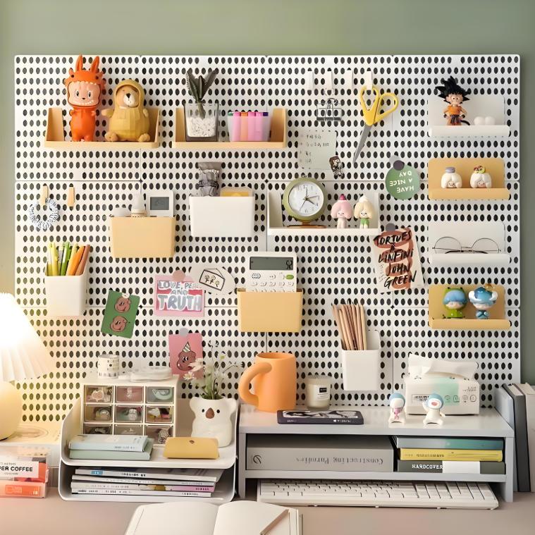 LEITZ -  Papan Lubang DIY Pegboard Dinding Papan Berlubang Organizer & Akses