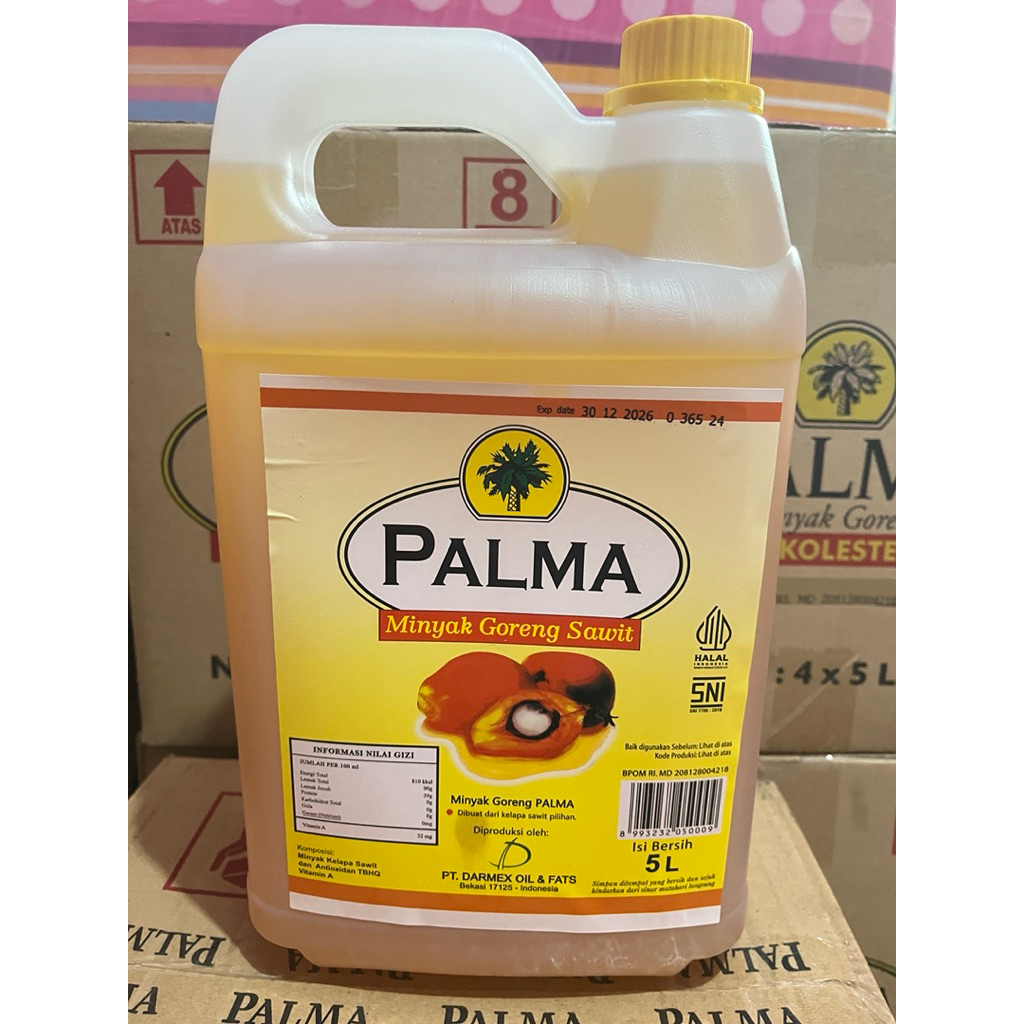 

Minyak Goreng Palma Ukuran 5L