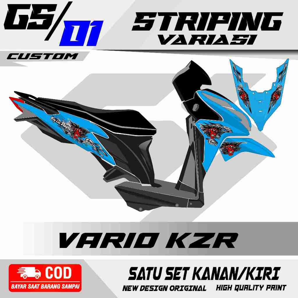 Striping VARIASI Vario Old 125 150 Awet || Striping Vario Led Old Tahan KARAKTER