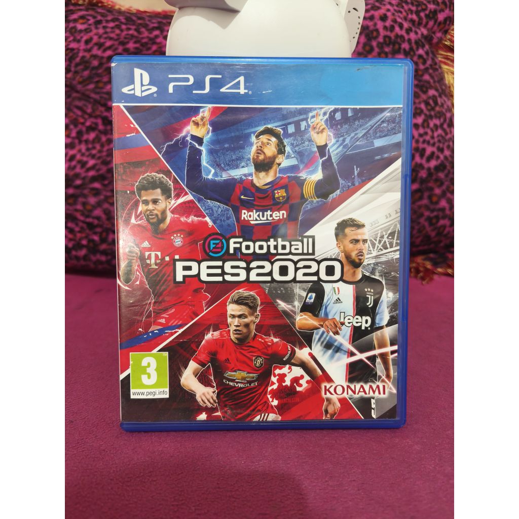BD BLUERAY DISK KASET BOLA PES 2020 PS4 PLAYSTATION 4 PRO EVOLUTION SOCCER SECOND MULUS