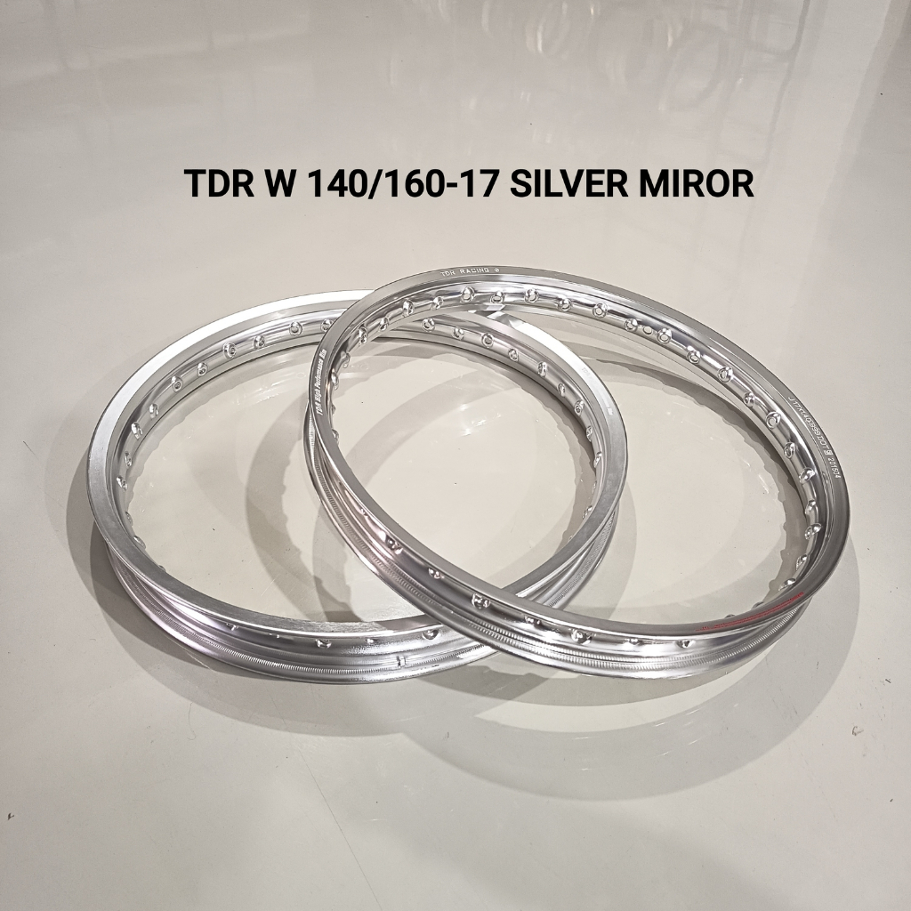 VELG TDR W 140/160 ; 140 ; 160 RING 17 SILVER MIRROR ; MERAH