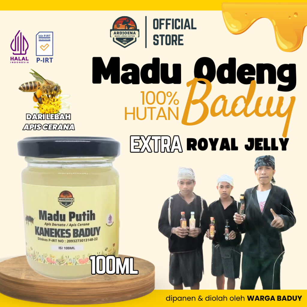 Madu Odeng Putih 100 ML | Madu Putih 100 ML