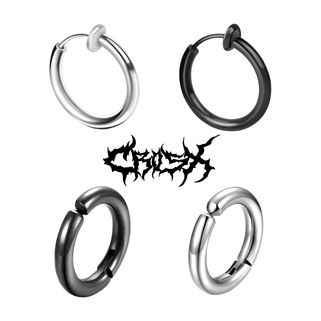 SILVER EARRINGS / 1PCS ANTING SILVER ANTING TINDIK ANTING NON TINDIK ANTING TUSUK ANTING KOREA ANTIN