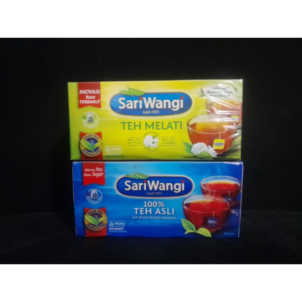 

[bundling isi 2 sariwangi original +sariwangi melati] teh sariwangi box isi 25