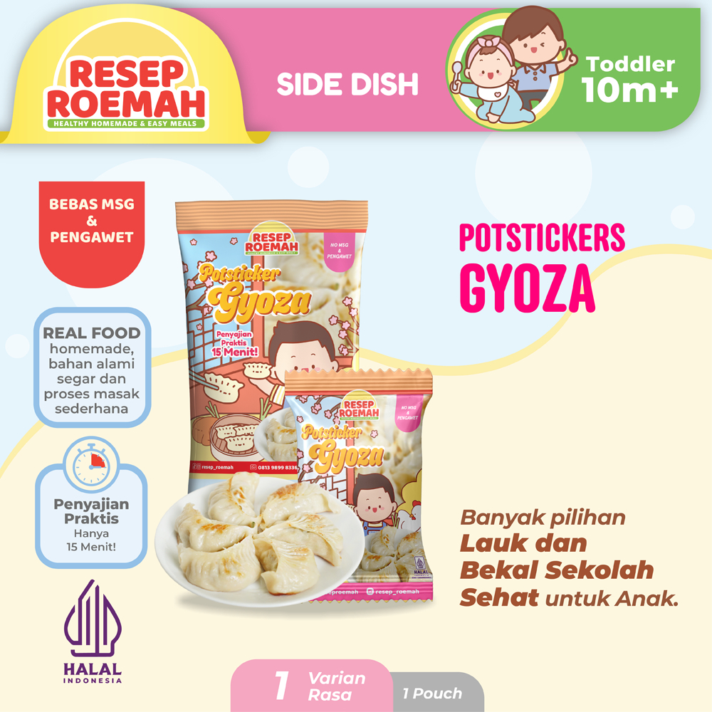 

Resep Roemah Potstickers Gyoza / Kids Frozen Food / Healthy No MSG
