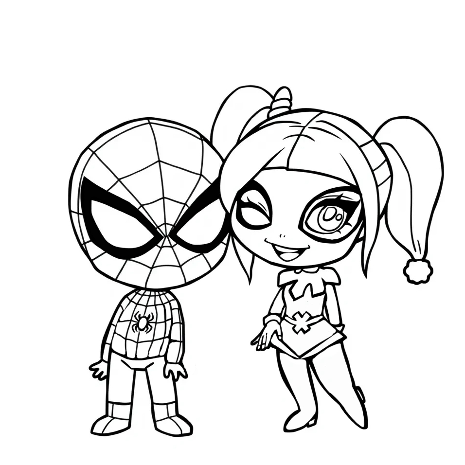 

20 Lembar Mewarnai A5 & A4 untuk Anak Usia Dini / Pemula Tema Spiderman HVS 80 & 100 GSM