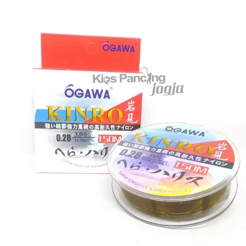 Senar Ogawa Kinro 150m Warna Hijau Kekuningan