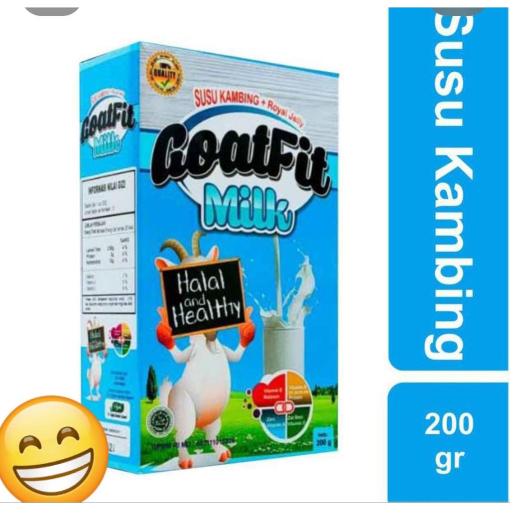

orninal susu kambing etawa goatfit200gr ya