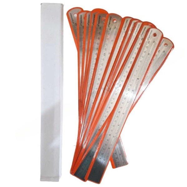 

1 Pak isi 12 pcs penggaris/ Penggaris Besi Montana