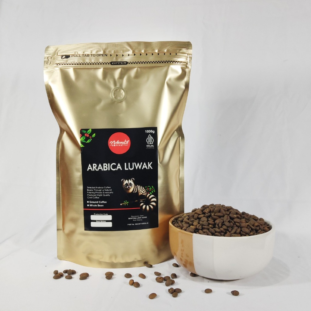 

Biji Kopi Luwak Arabika 1Kg Whole Bean