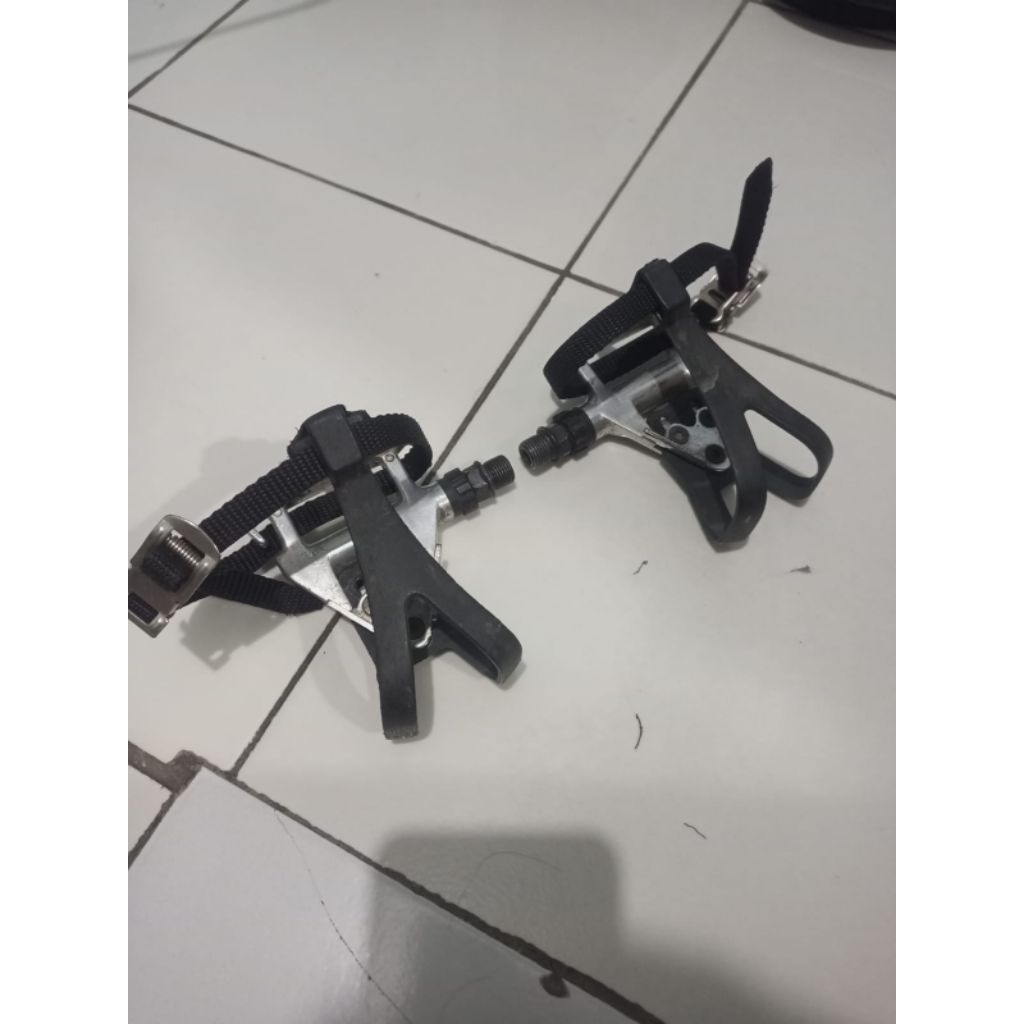 Pedalset toeclip wellgo LU-961