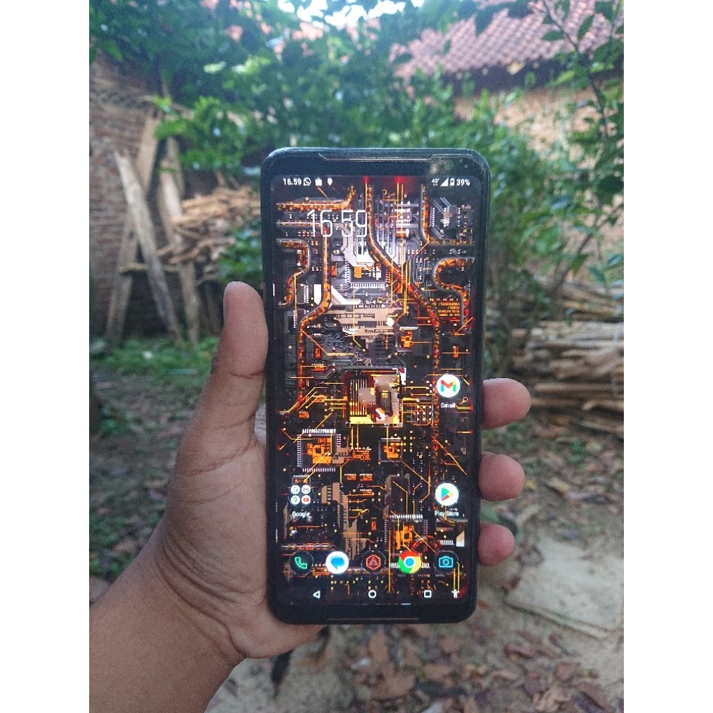 Asus Rog 2 ram 8/128gb snapdragon 855+ 95% mulus second layak pakai