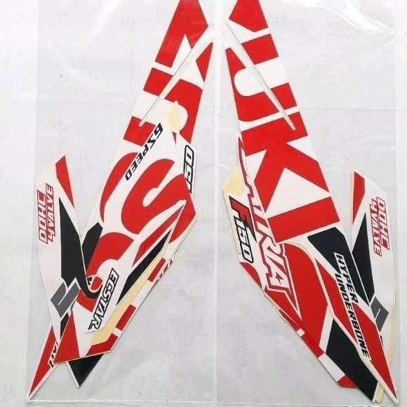 STRIPING LIST STIKER SATRIA FU 150 NEW FI LED INJEKSI TAHUN 2019 SERIES GP fu fi