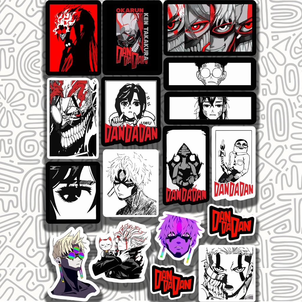 

Sticker Dandadan Okarun Momo Ayase || Stiker Laptop Anime