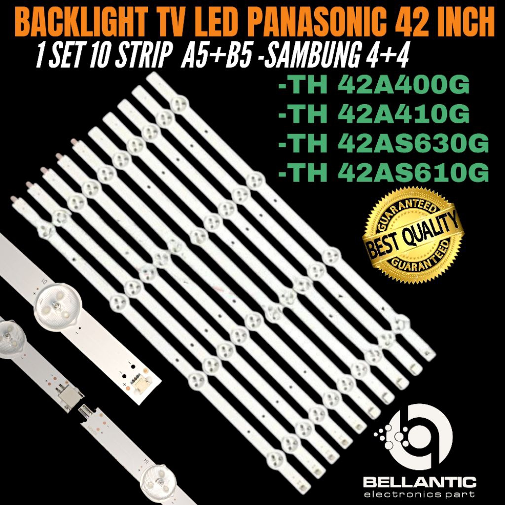 BACKLIGHT TV LED PANASONIC 42 INCH TH-42A400G- TH-42A410G- TH-42AS610G- TH-42AS630G BACKLIGHT TV LED
