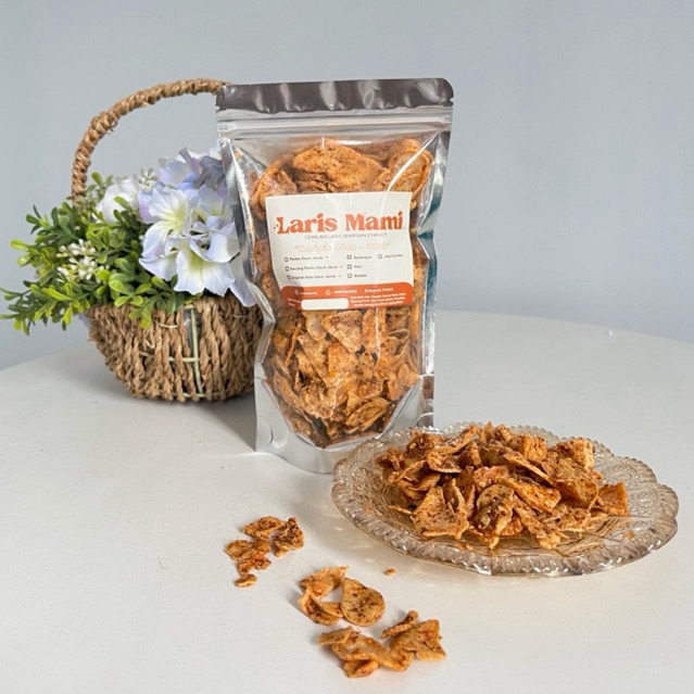 

KERIPIK OTAK OTAK BUMBU KACANG PEDAS DAUN JERUK 115GR [Laris Mami]UE