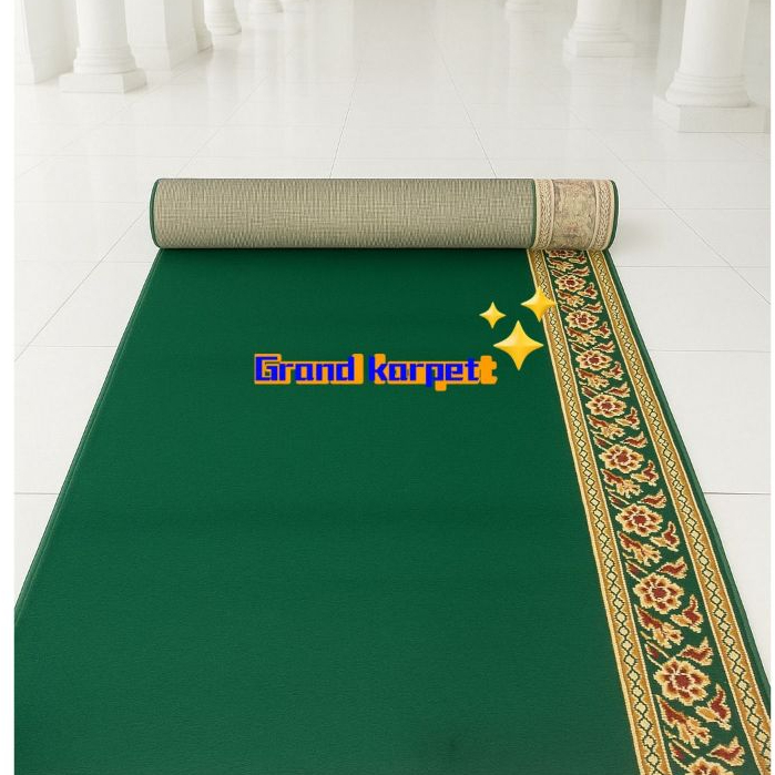 Karpet Sajadah Masjid MEEDENA/ALMIRA 1 ROLL Ukuran 600x120cm / Karpet Mushola