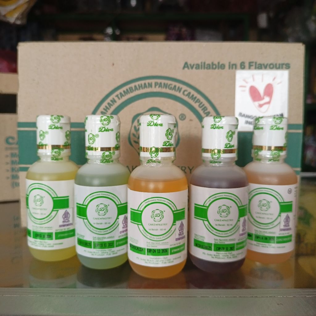 Pelembut kue DIVA cake pastry softener wysman 60ml/softener diva wysman 60ml/pelembut kue diva pelem