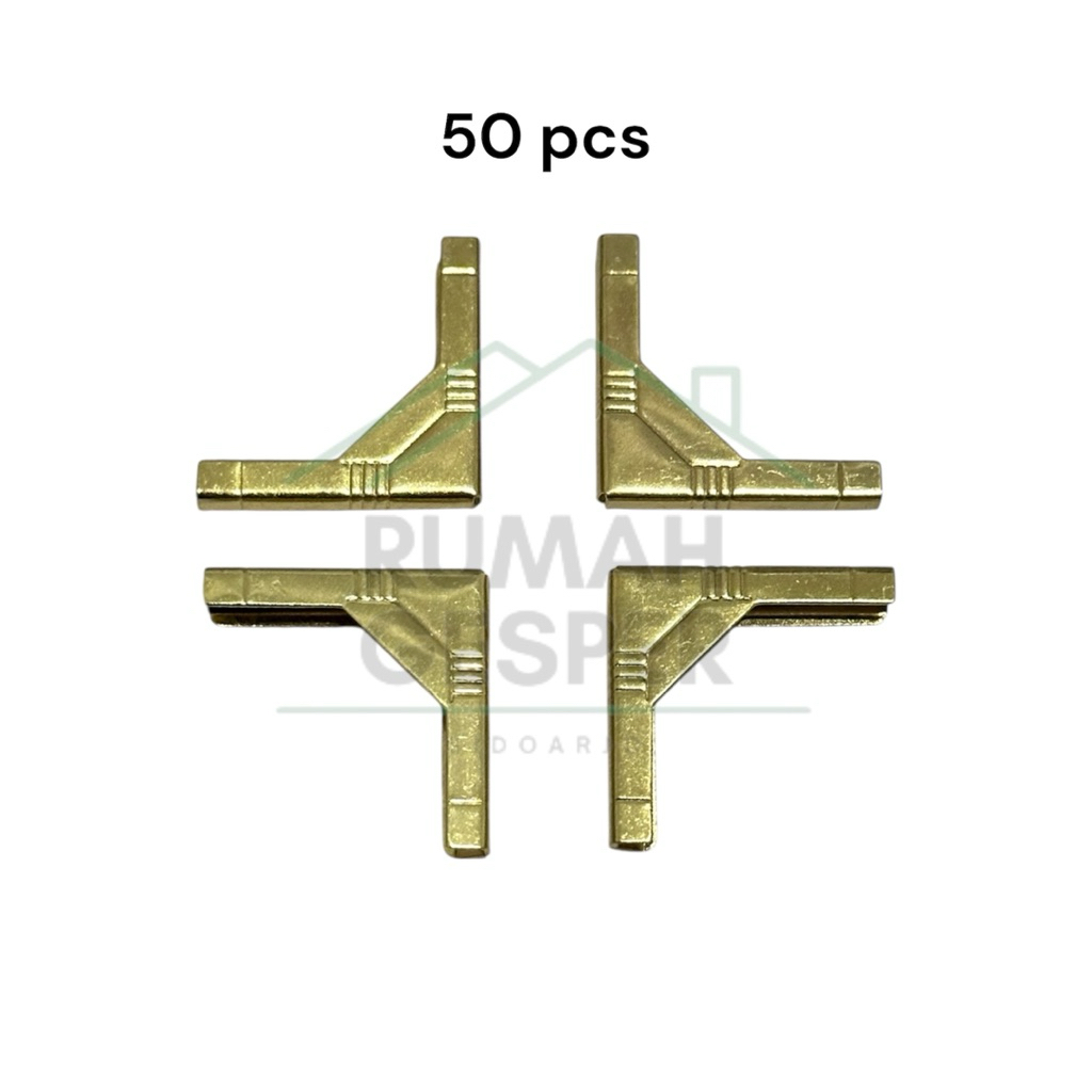 (50 PCS) SIKU GARIS SIKU BUKU PREMIUM YASIN BUKU WISUDA SKRIPSI MAP RAPOT SUDUT EMAS GOLD