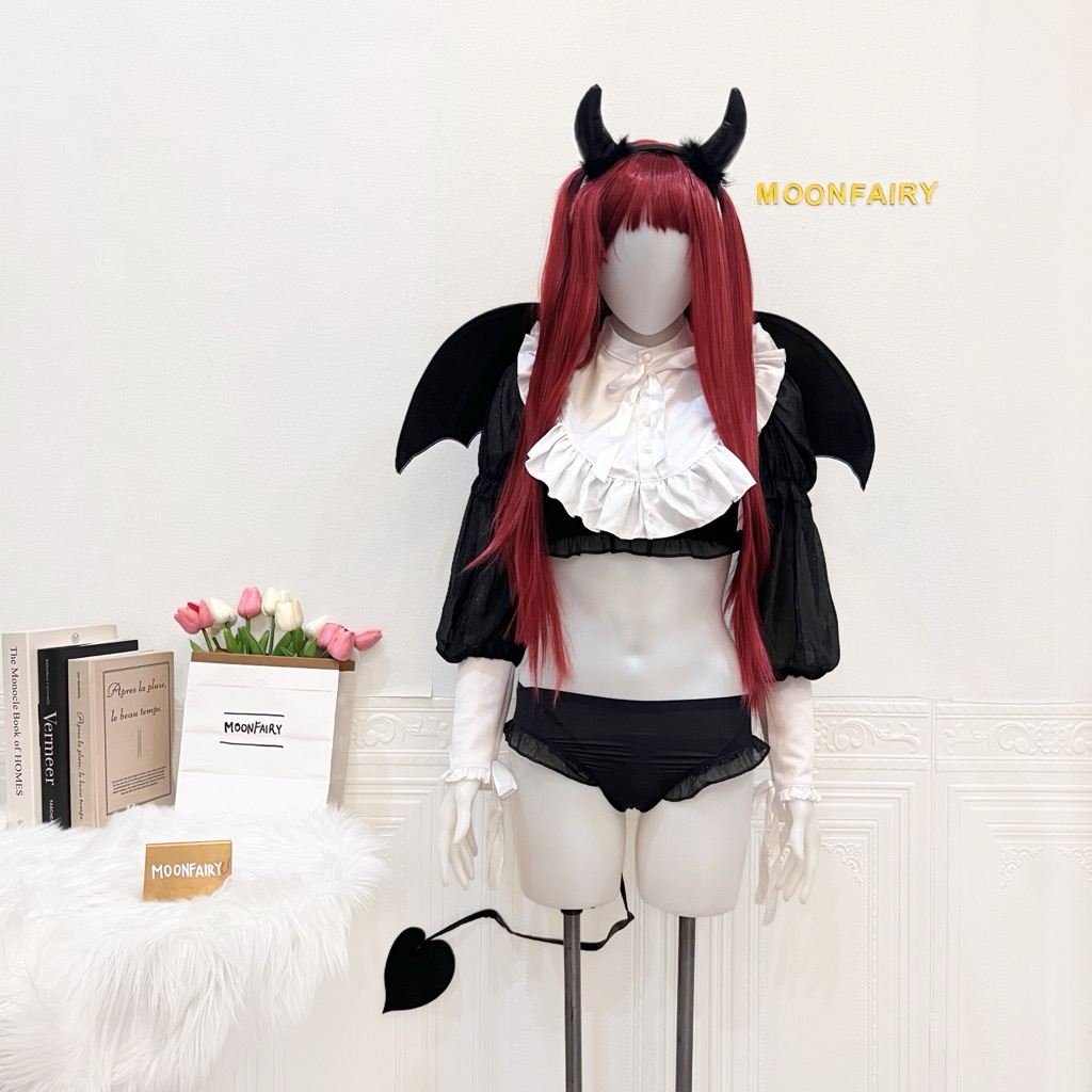 【Moonfairy】Ready Stock - Rizu Kyun Cosplay Costume My Dress Up Darling Anime Kostum Rizu Marin Kitag