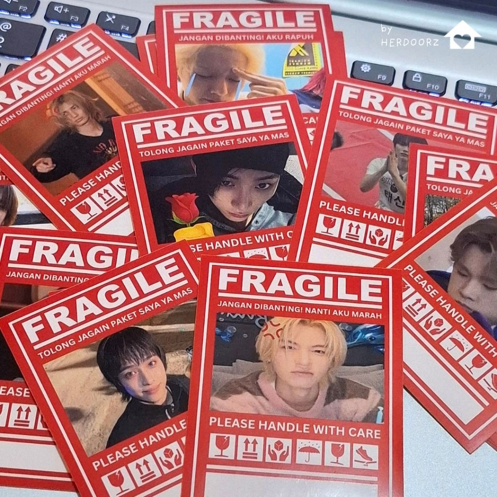 [12 pcs] STICKER FRAGILE PACKING KPOP BOYNEXTDOOR XDINARY HEROES