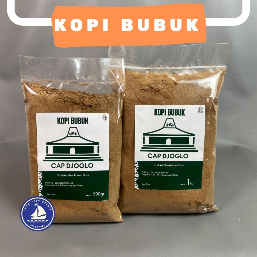 

Kopi bubuk tradisonal cap djoglo asli kopi robusta kemasan 1kg