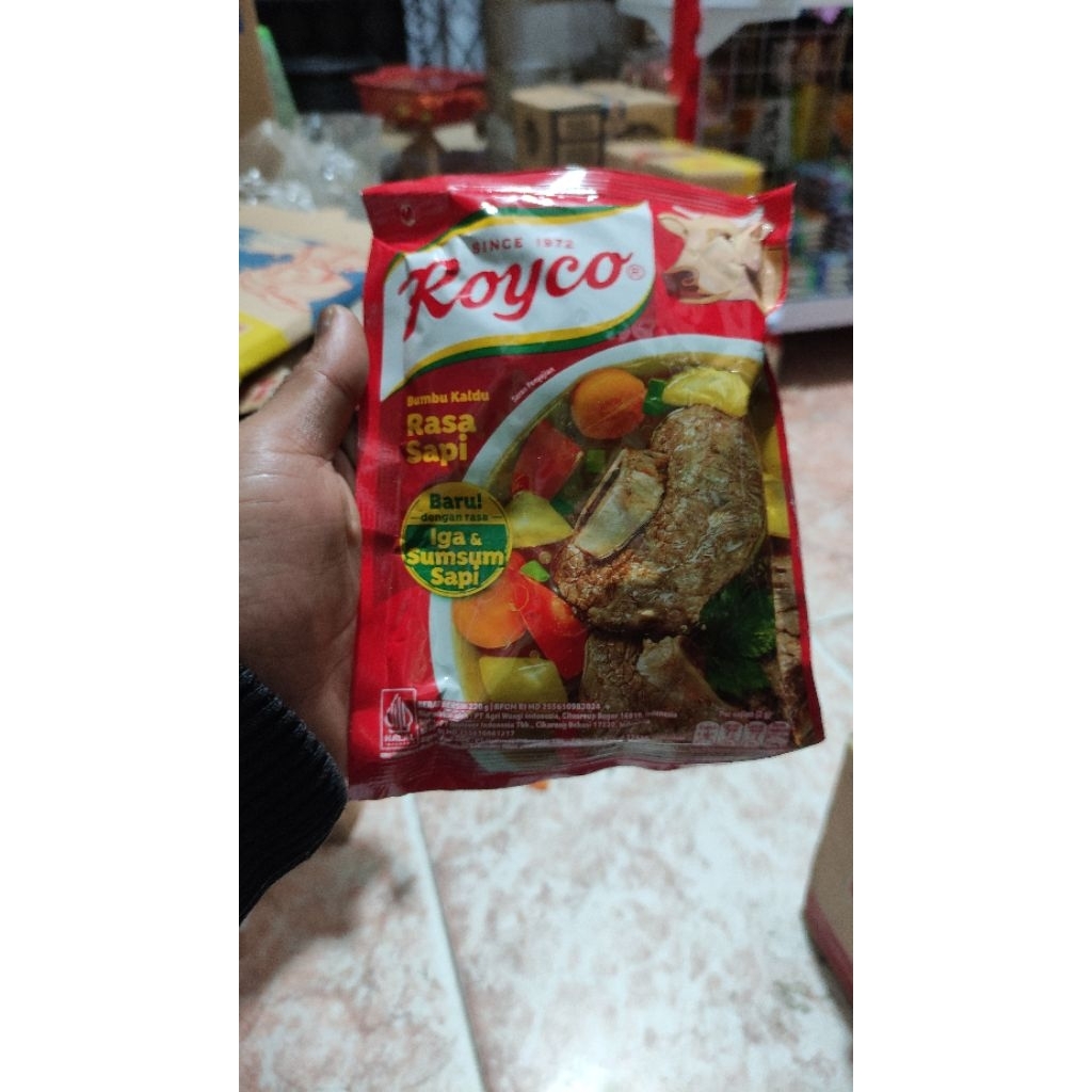 

Royko bumbu kaldu sapi dan ayam 220gram