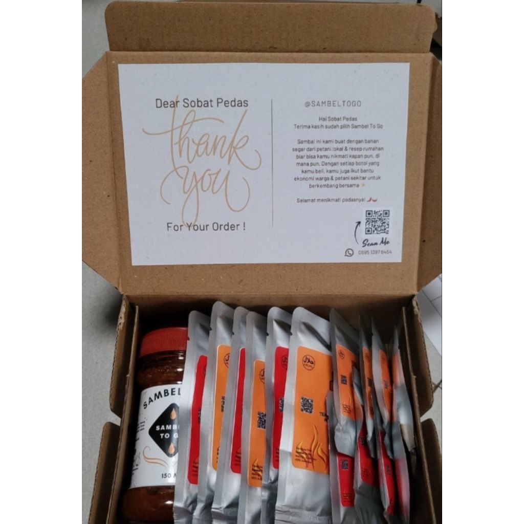 

Paket Sambal Sachet Murah - Isi 10pcs 50gram Mix All Varian Sambal Pedas