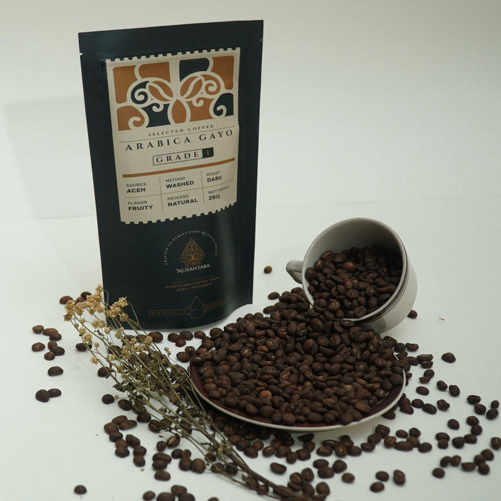 

Kopi Gayo Natural Arabika Aceh | Fresh Roast Biji 200gr 500gr 1000gr