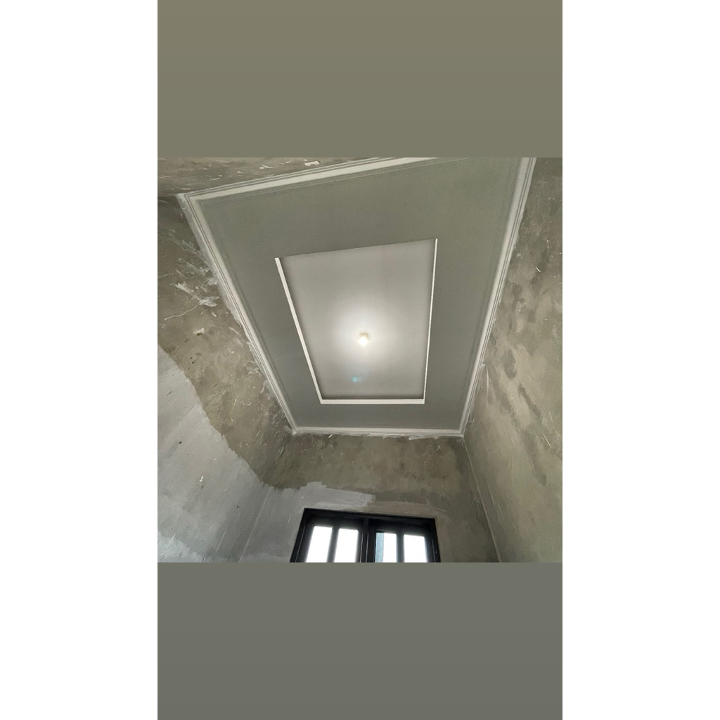 plafon gypsum terpasang