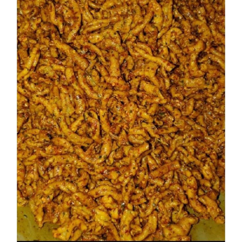 

Usus krispi / usus kriuk pedas daun jeruk 1kg