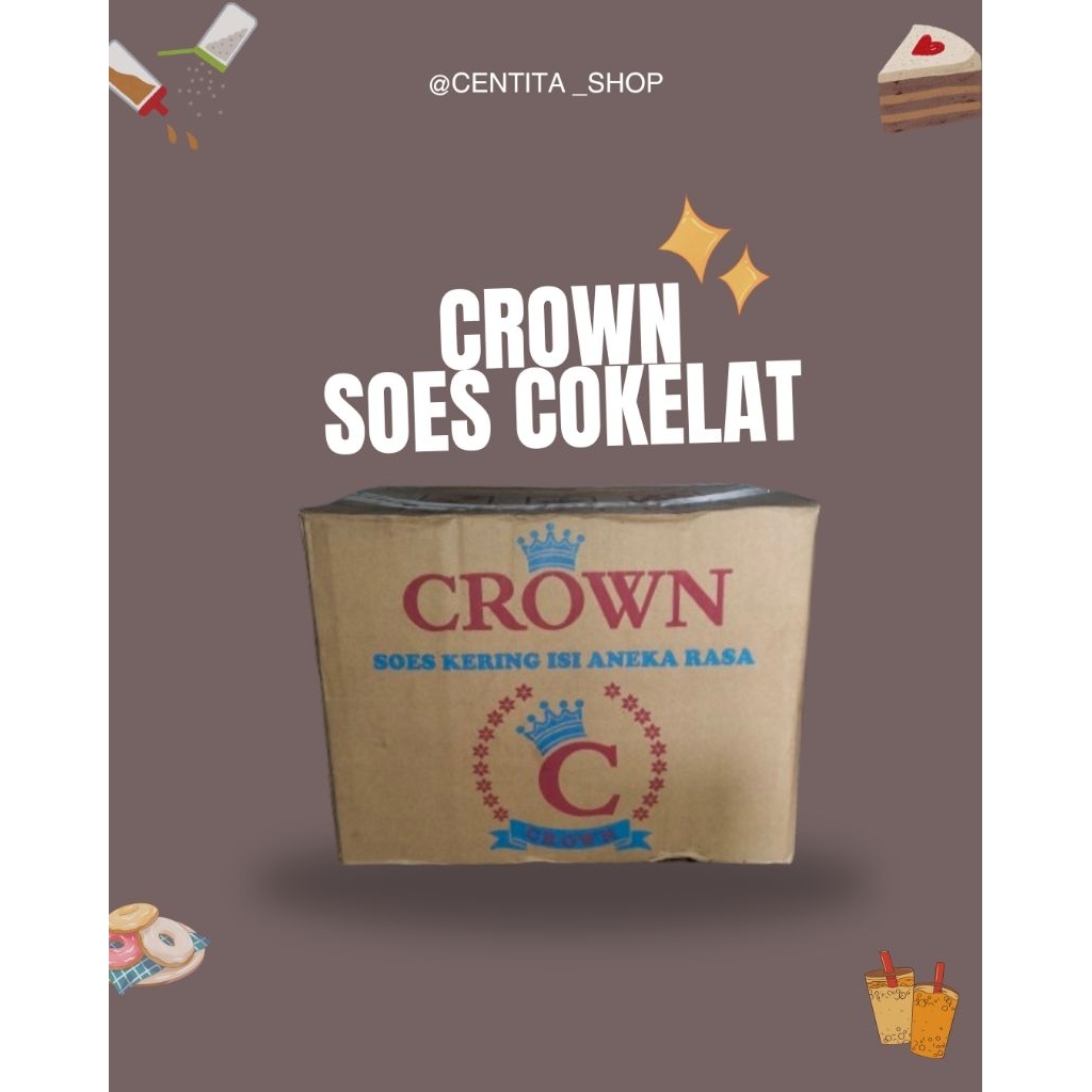 

Crown Soes Cokelat | Soes Cokelat | Sus Cokelat | 2kg | Centita_shop