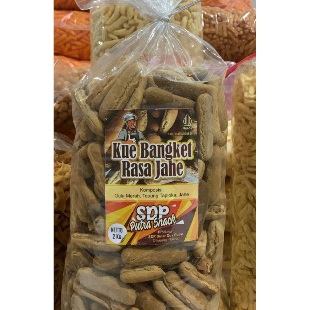2 kg kue bangket jahe grosir Snack makanan kering kiloan