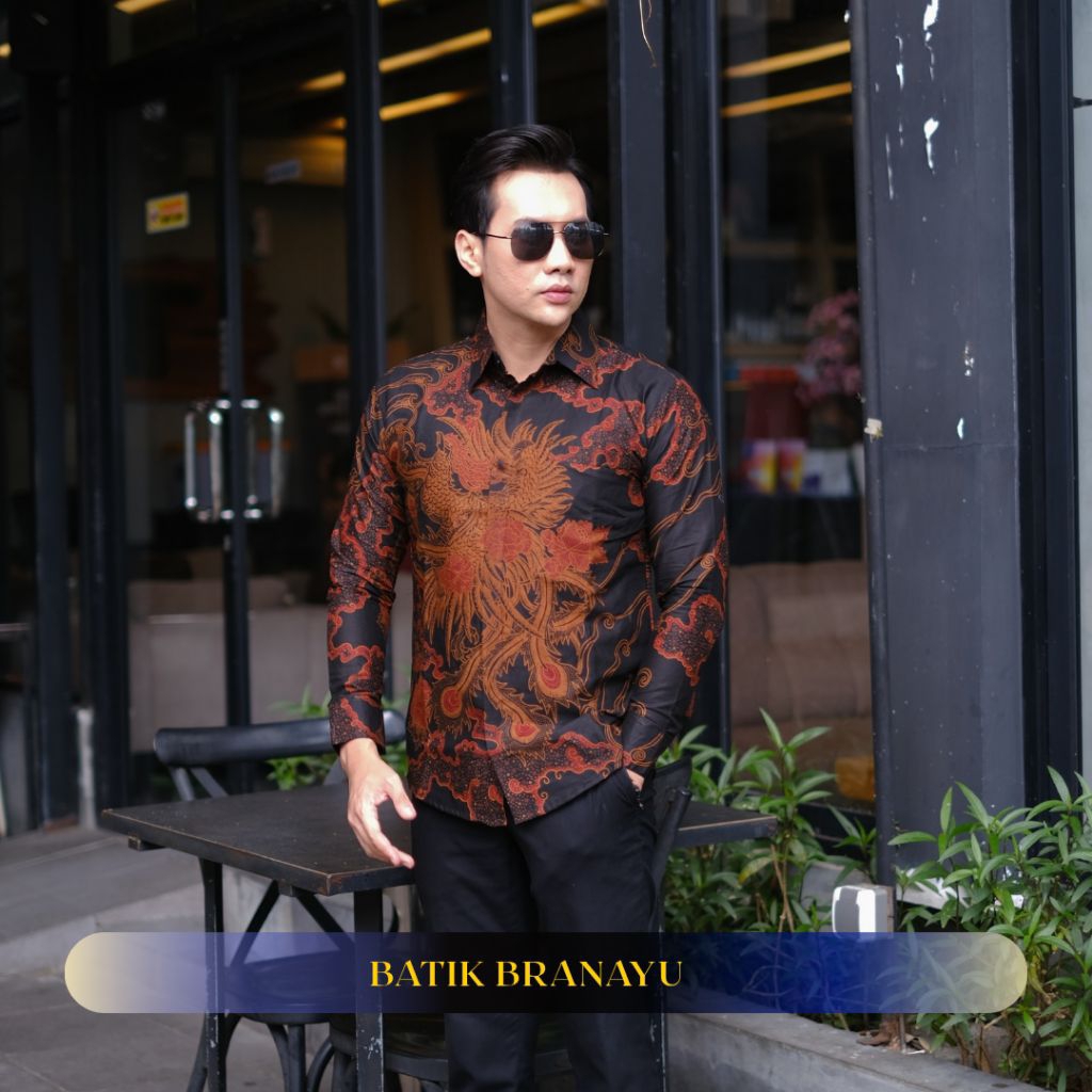 Kemeja Batik Slimfit Bara Batik Pria Kemeja Batik Premium Baju Batik Sragenan Pria Dewasa Mewah 2025