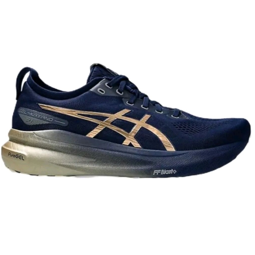 SEPATU RUNNING ASIC GEL KAYANO_NAVY/GOLD