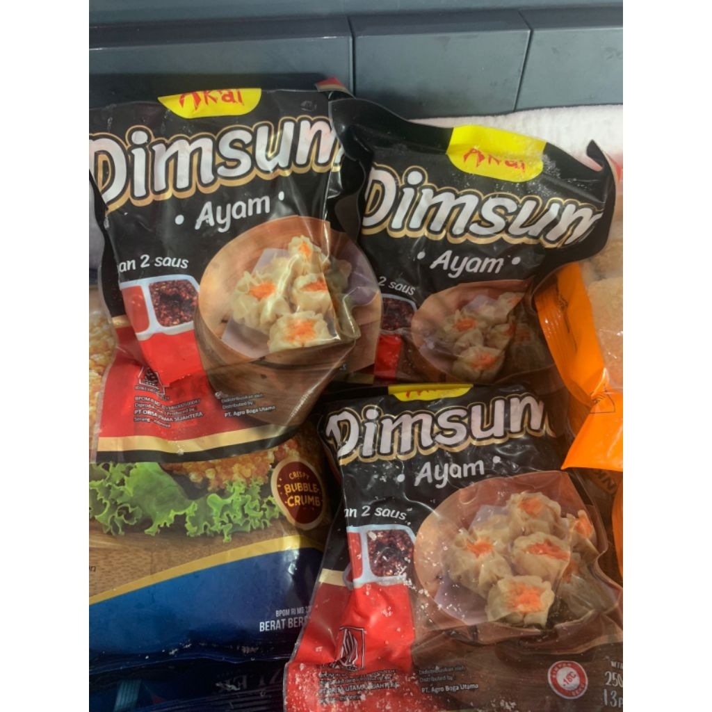 

Akai dimsum ayam uk 250 g isi 13pcs