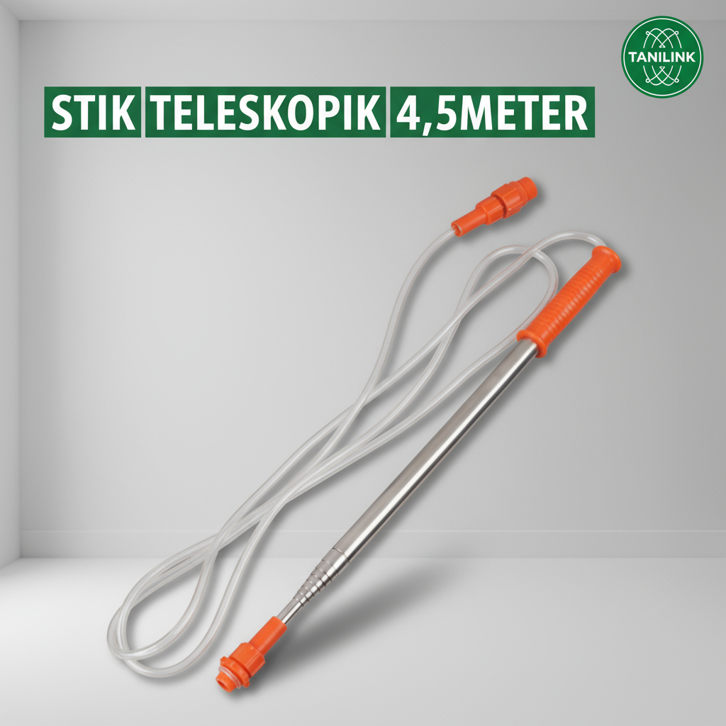 STIK SPRAYER ELEKTRIK MANUAL PANJANG 4,5 METER UNTUK SEMPROT/ STIK SPRAYER TELESKOPIK 4,5M