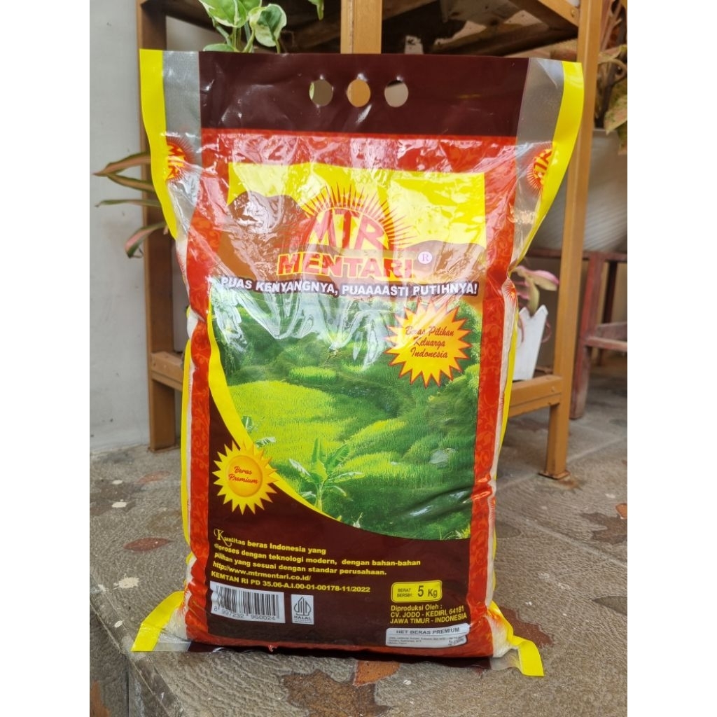 

Beras Premium Mentari Kemasan 5 Kg | Bisa Instant Express