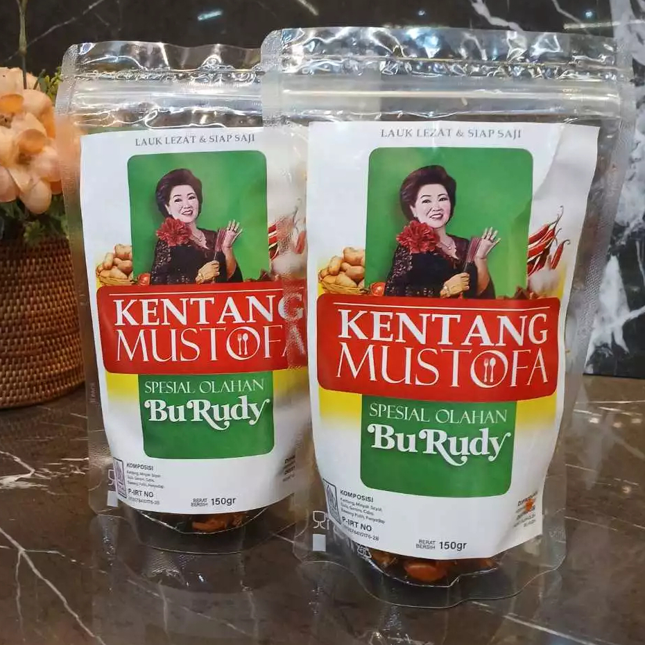 

Kentang Mustofa 165 gr Bu Rudy Original Camilan Renyah, Gurih, Praktis, Tahan Lama