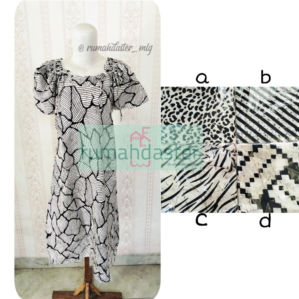 [SMT Marisa] Daster Klok Payung (Kancing & Serut)