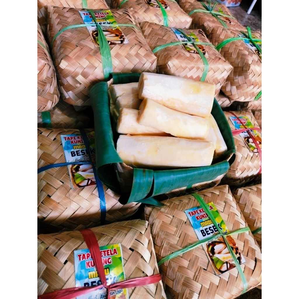 tape madu ketela kuning besek bb 500gram