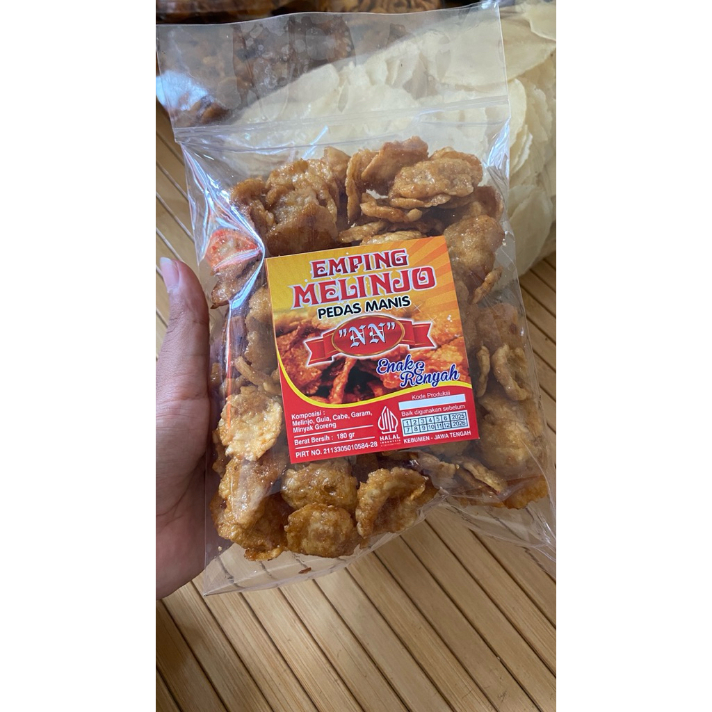 

Emping Pedas Manis Khas Kebumen 180 gram