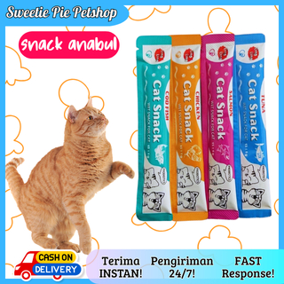 [cod/instan]sweetiepie 20PCS Snack Kucing "LING LING" Snack kucing basah bergizi Cemilan Kucing Snac