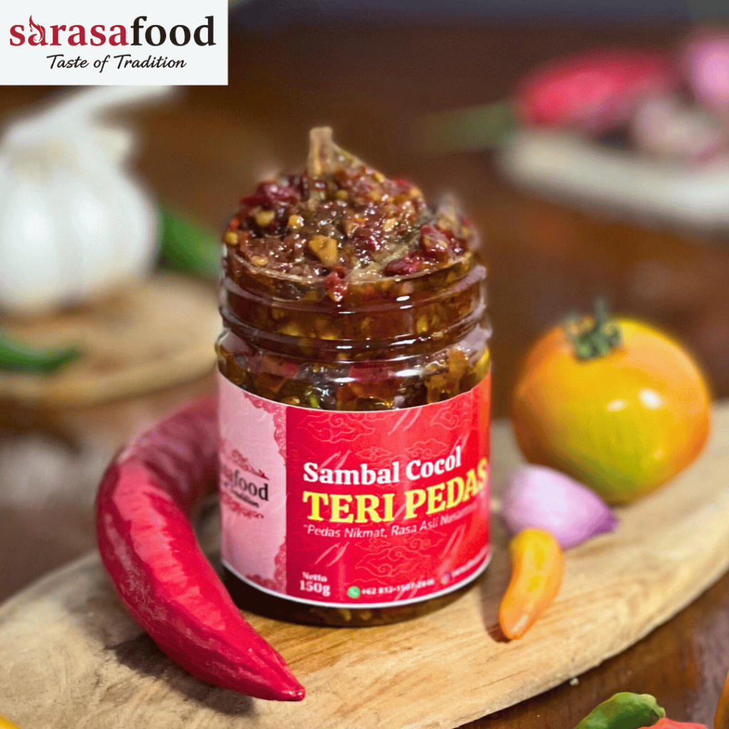 

Sambal Cocol Sarasafood 150 gram - Sambal Teri Pedas Garing Gurih Halal 150g - Kemasan Baru