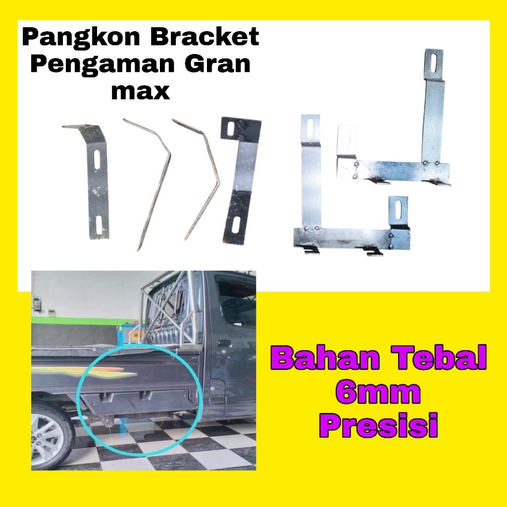 PANGKON BRACKET PENGAMAN PERISAI SAMPING GRAN MAX GRANDMAX
