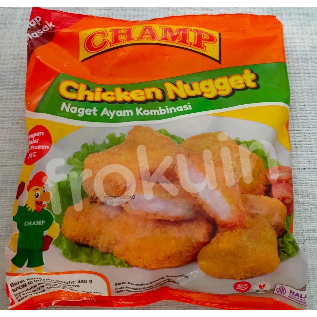 

Champ nugget original 450gr - frozen food murah